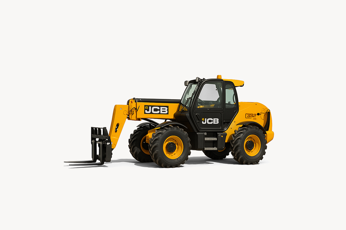 JCB 532 podnośnik teleskopowy – 12 m, diesel, 3,2 tony