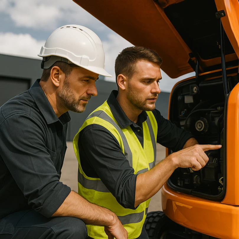 Podnośniki masztowe i nożycowe wynajmowane przez LIFT24