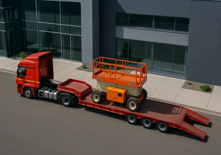 Transport niskopodwoziowy podnośników do 24 ton